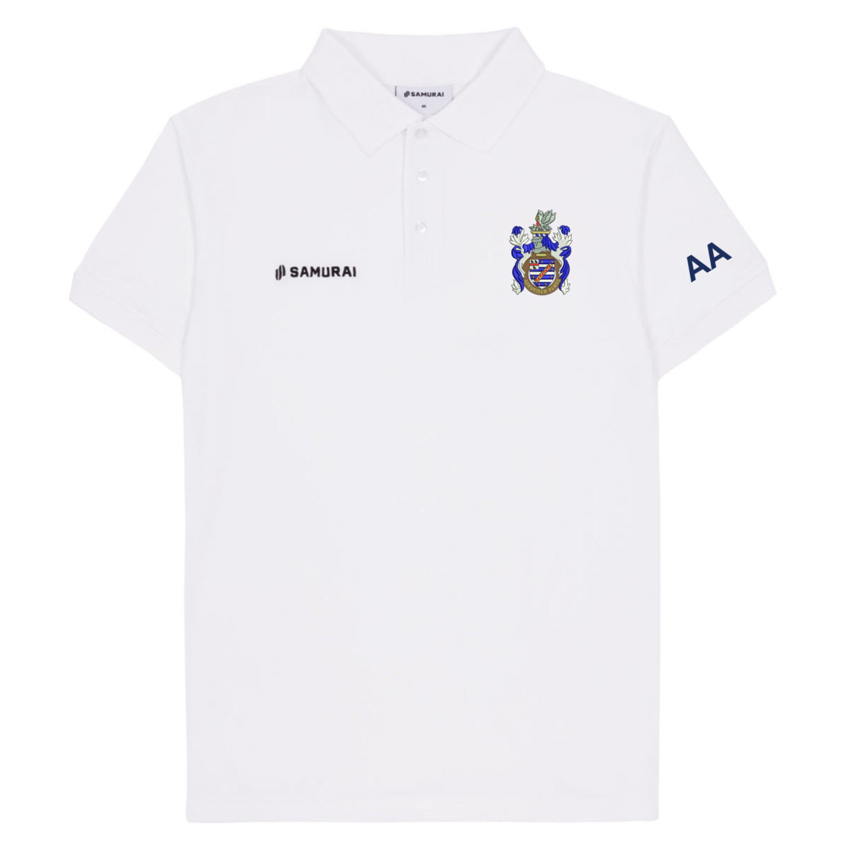 SAMURAI Pique Polo - White
