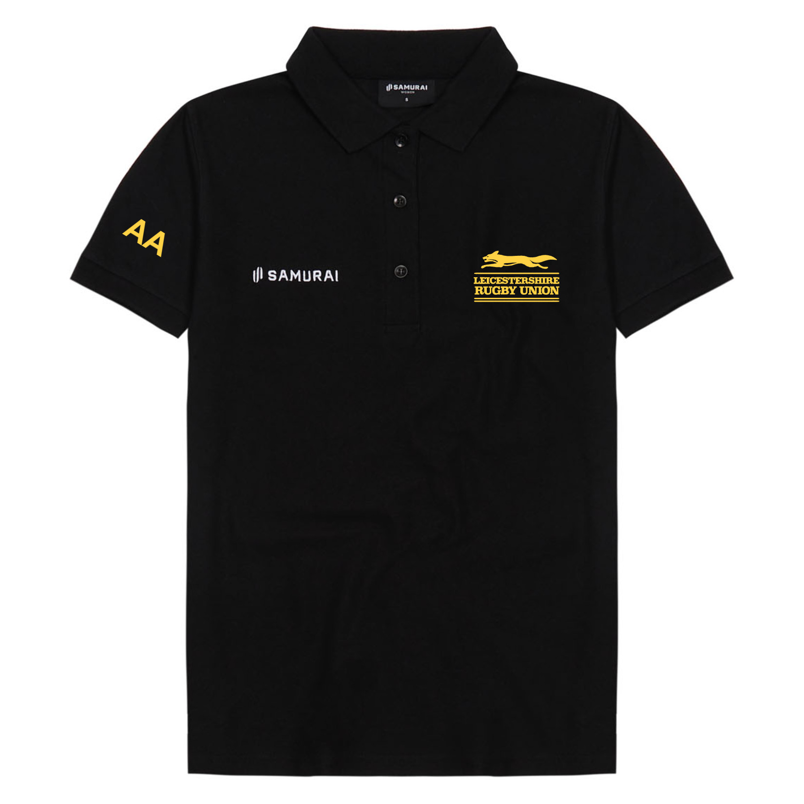 SAMURAI Pique Polo (W) - Black
