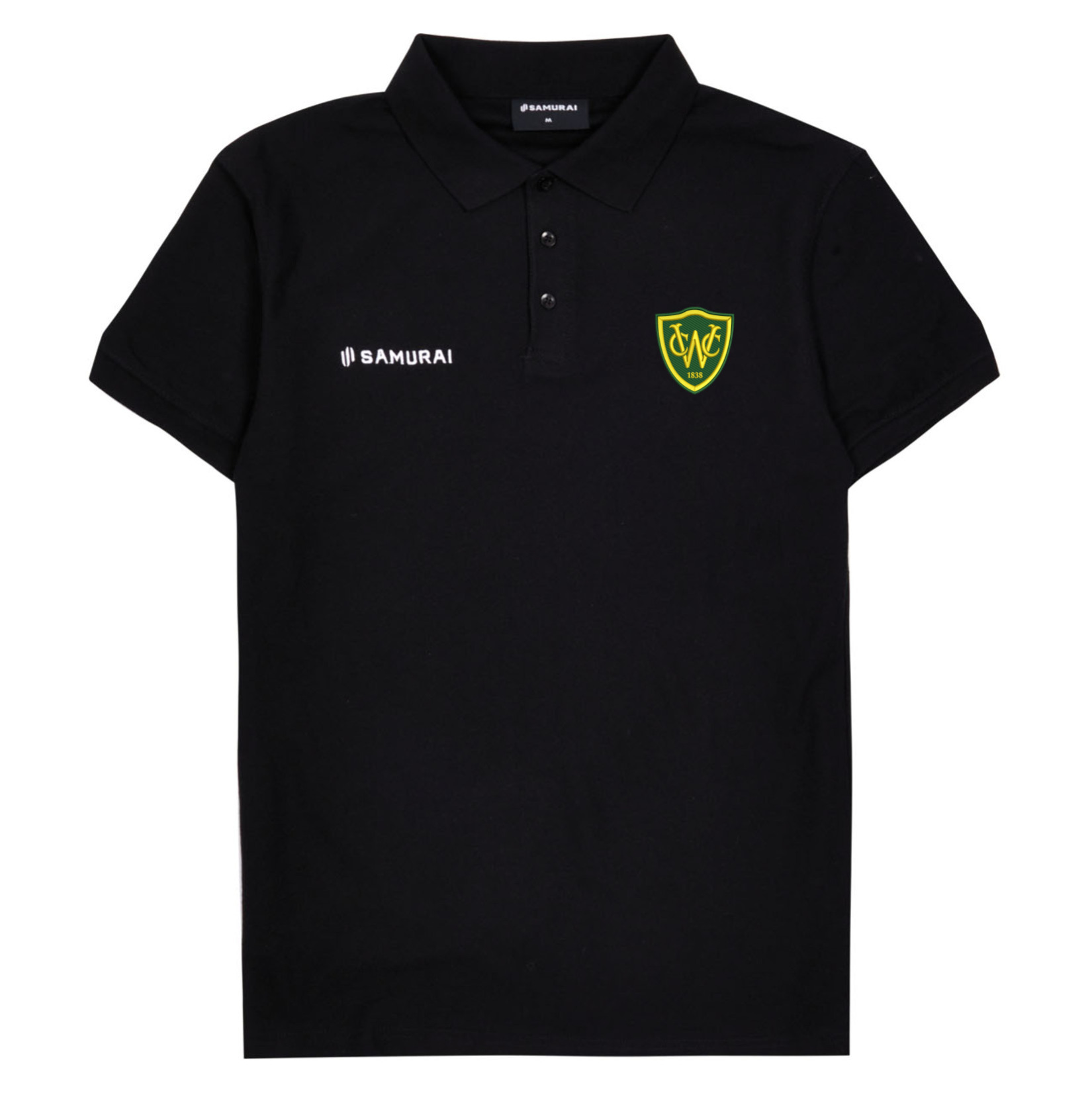 SAMURAI Pique Polo - Black