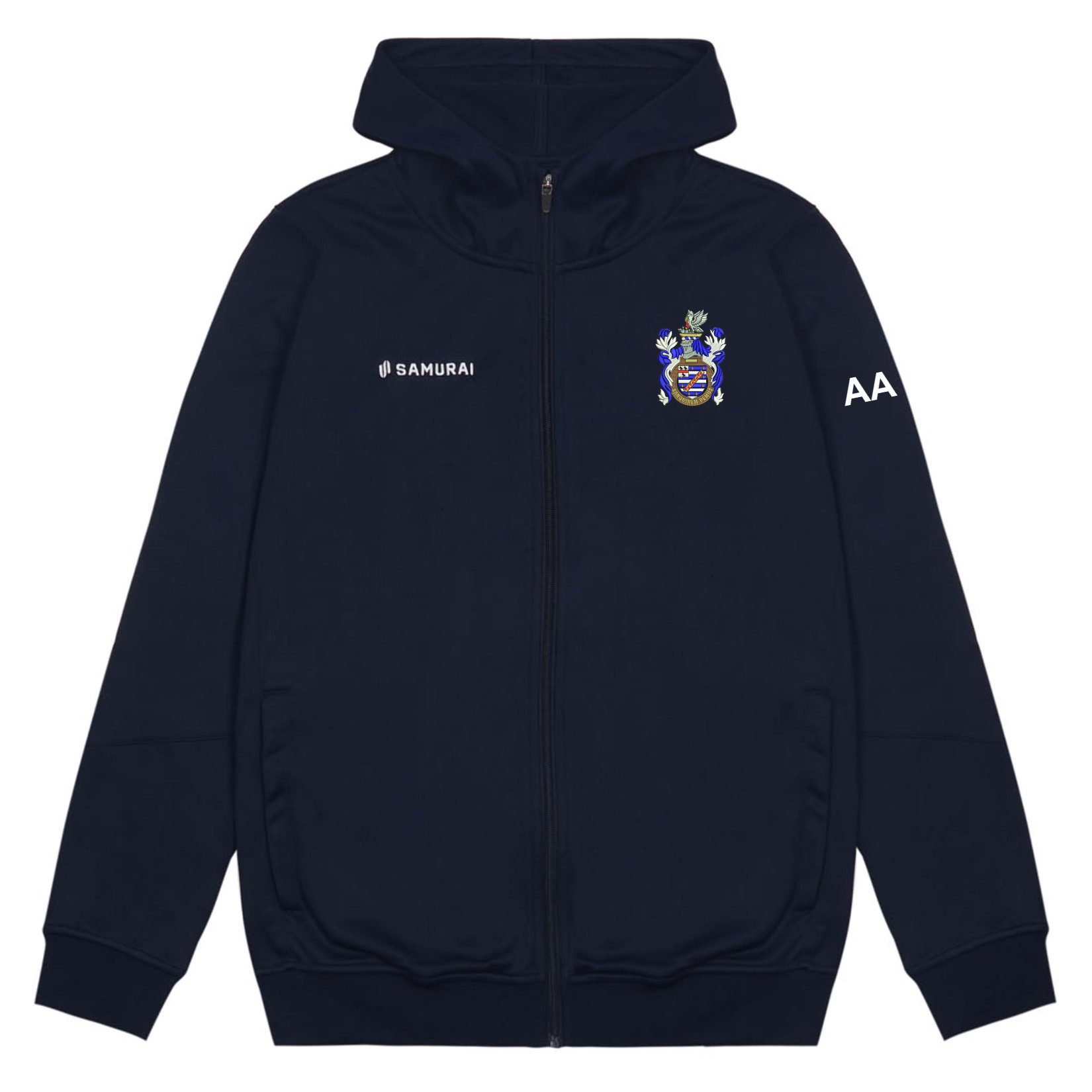 SAMURAI TECH ZIP HOODIE - Navy