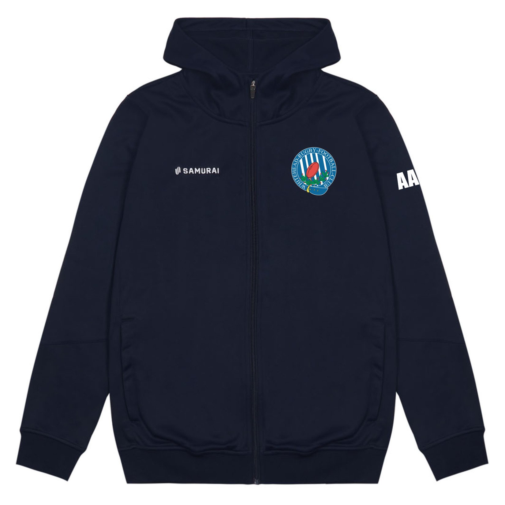SAMURAI TECH ZIP HOODIE - Navy