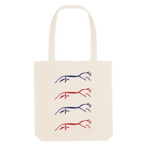 Woven tote bag