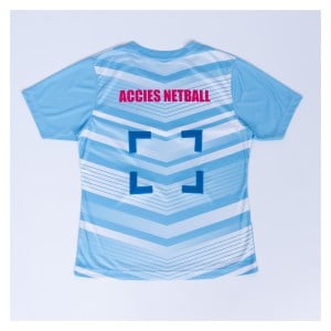 SAMURAI Bespoke Womens Edinburgh Academicals Netball - Home Fully Sublimated T-Shirt