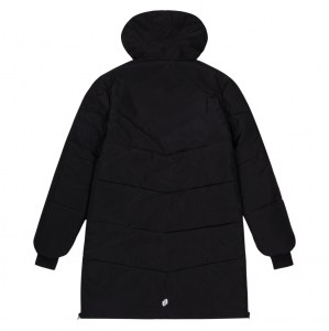 SAMURAI Longline Puffer Jacket - Black