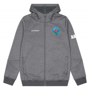 SAMURAI TECH ZIP HOODIE - Grey