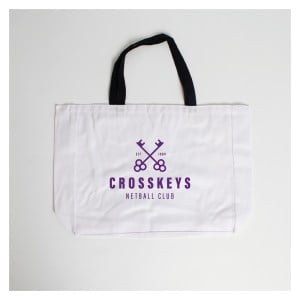 Kitlocker-Merchandise Shopping Bag - White