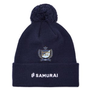 SAMURAI Bobble Beanie - Navy