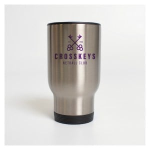 Kitlocker-Merchandise Travel Mug - Silver
