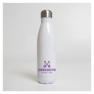 Kitlocker-Merchandise Premium Steel Water Bottle - White