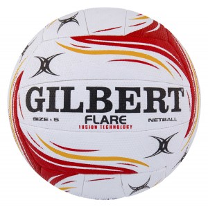 Gilbert FLARE MATCH NETBALL - Red/Yellow