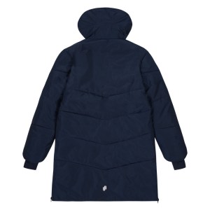 SAMURAI Longline Puffer Jacket - Navy