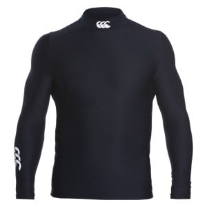 Canterbury Thermoreg Baselayer Turtle Neck Long Sleeve Top - Black