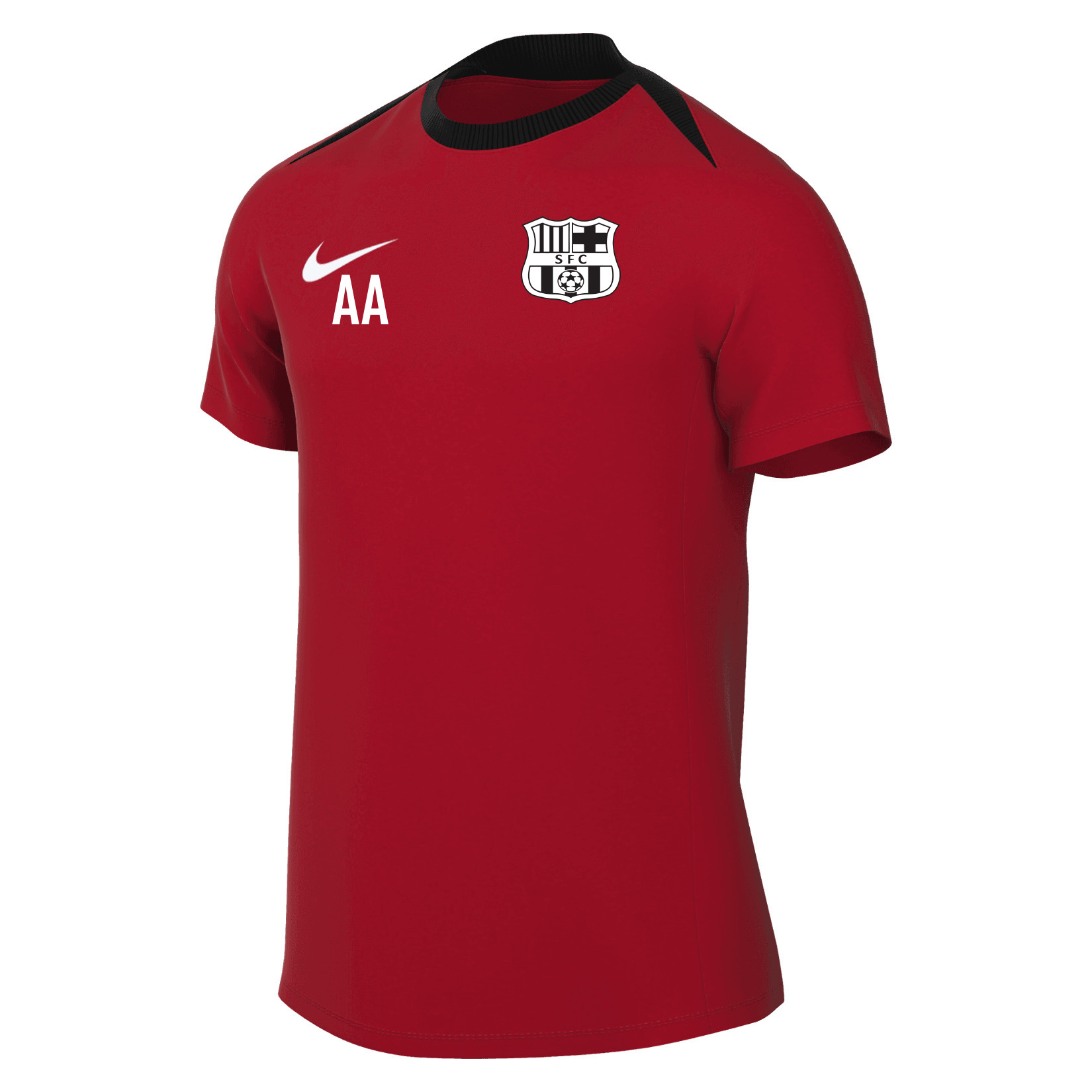 Nike Academy Pro 24 Dri-FIT Short Sleeve Top - University Red/Black/White