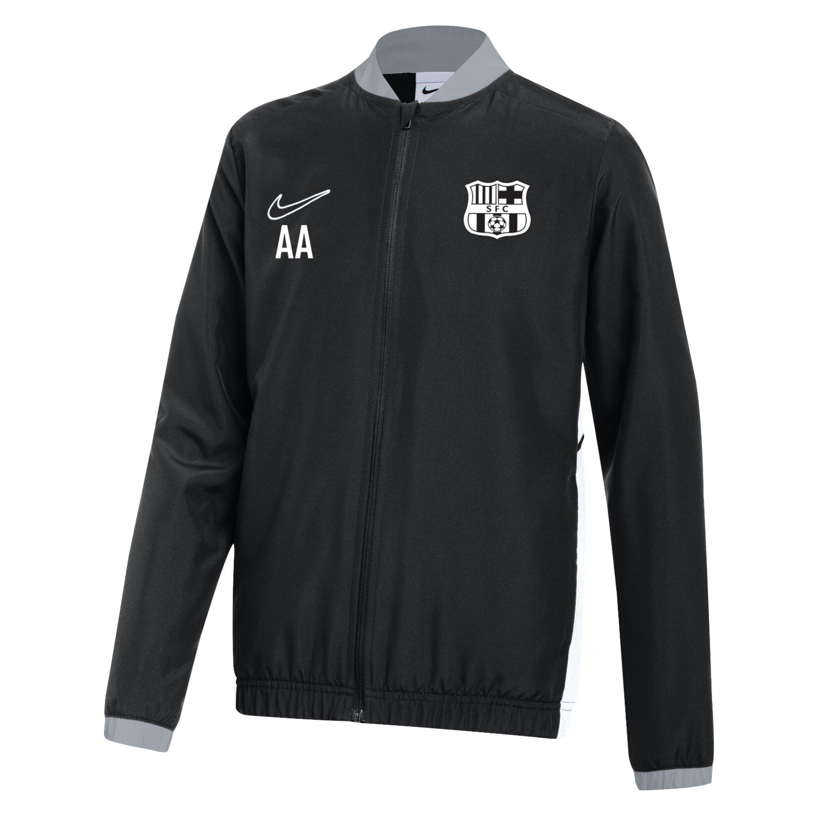 Nike Dri-FIT Academy 25 Woven Track Jacket - Black/White/White