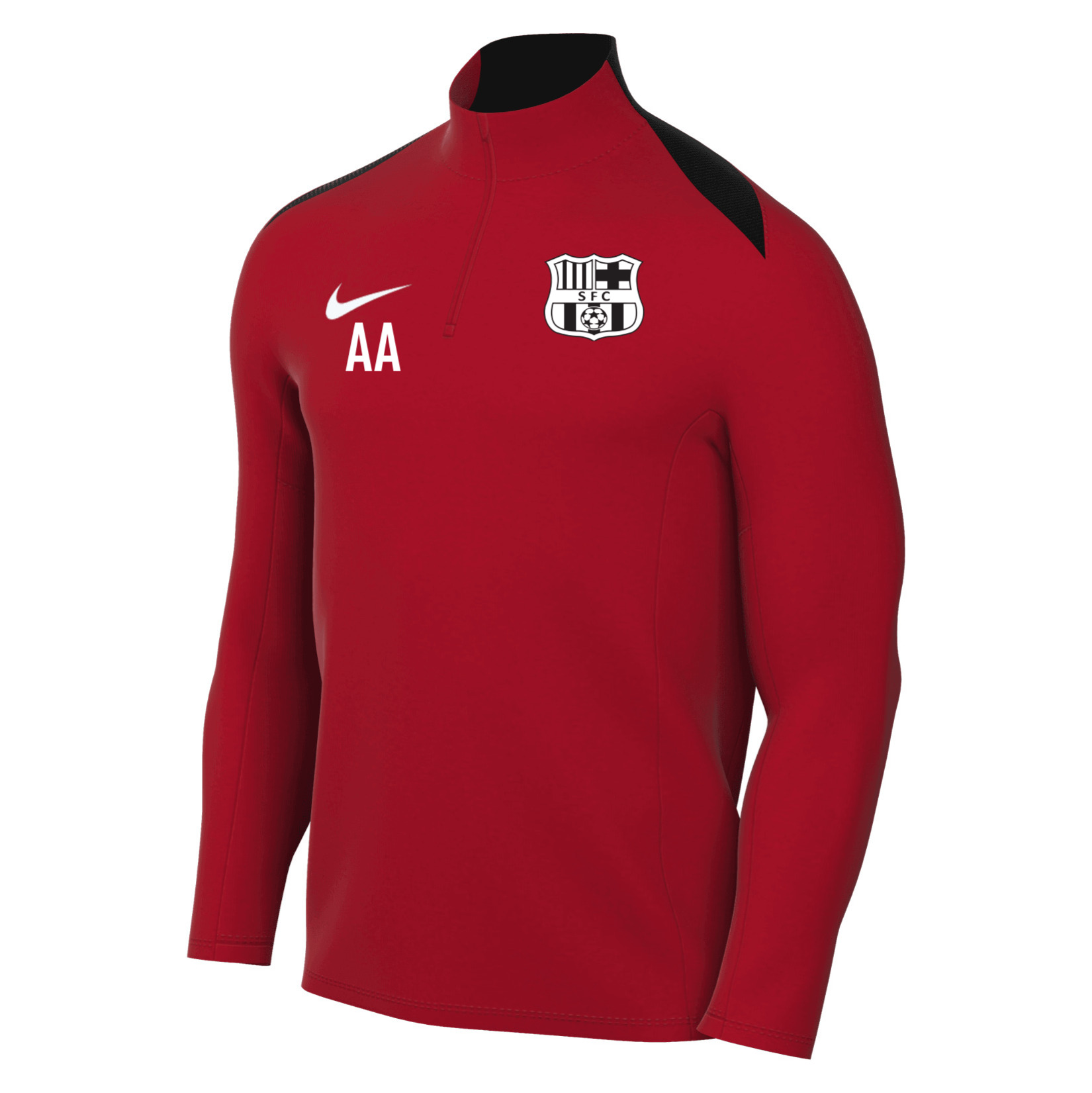 Nike Academy Pro 24 Dri-FIT Drill Top - UNIVERSITY RED/UNIVERSITY RED/WHITE