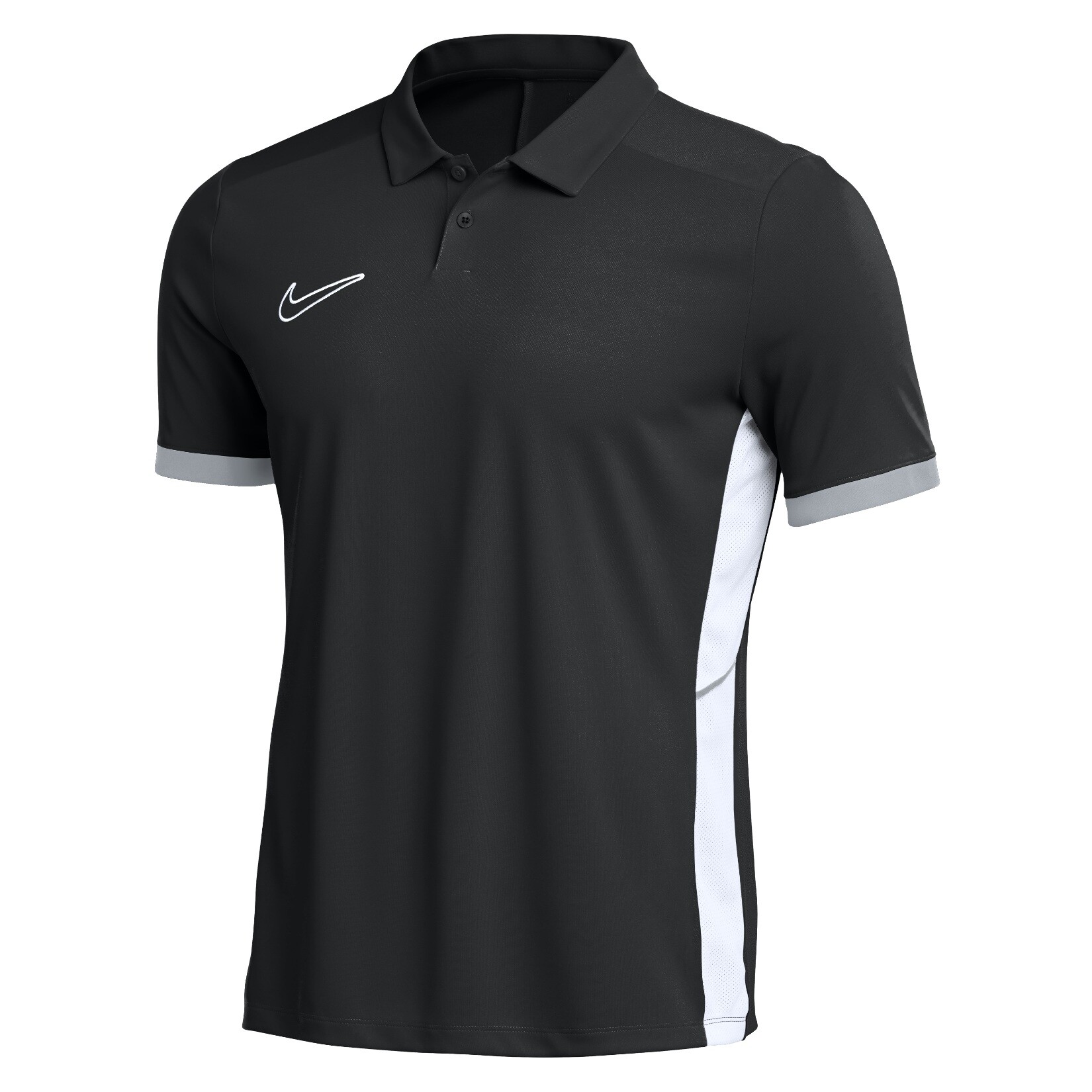 Nike Dri-FIT Academy 25 Polo - Black/White/White