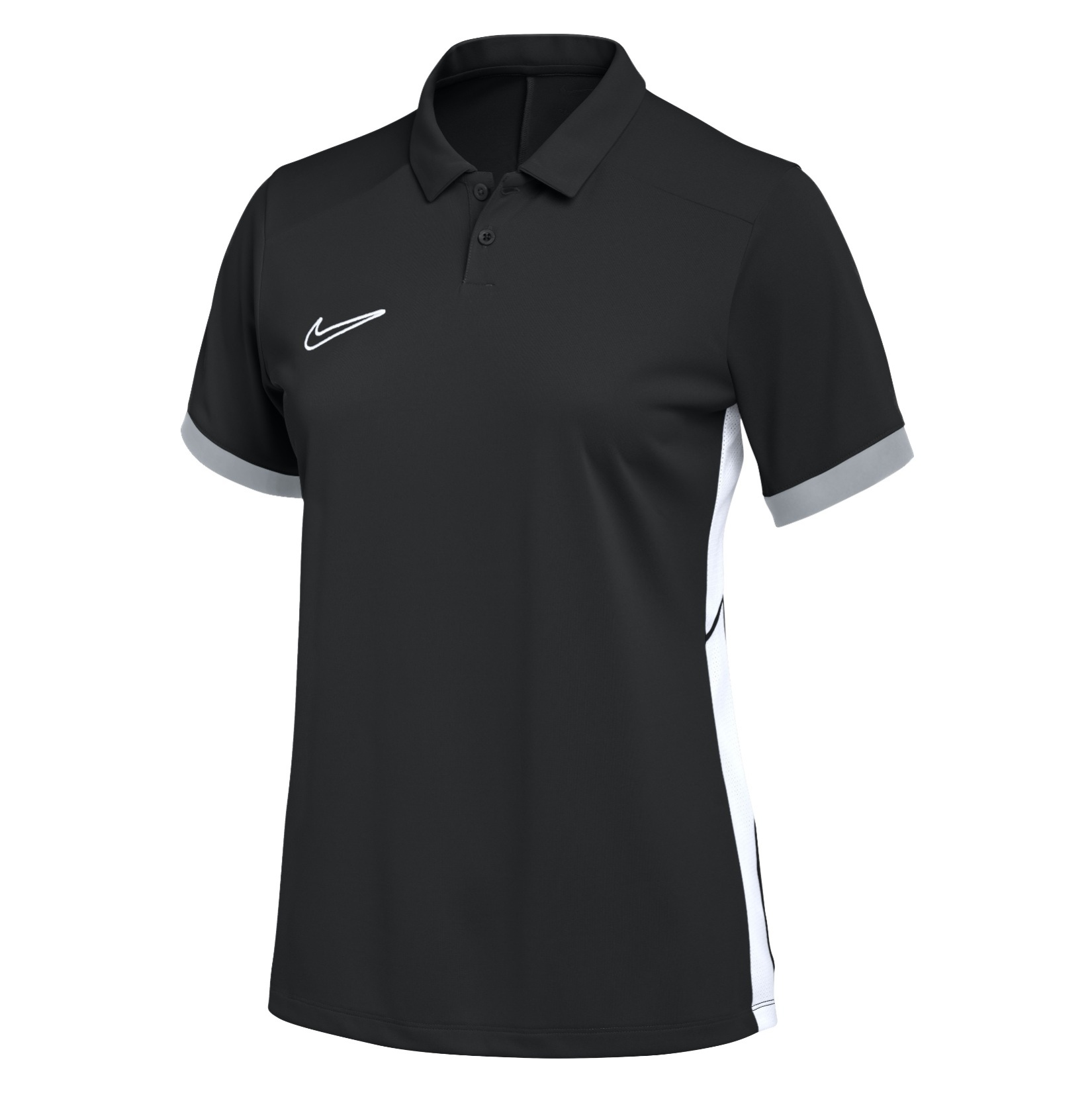 Nike Dri-FIT Academy 25 Polo (W) - Black/White/White