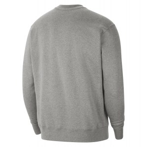 Nike Team Club 20 Fleece Crew Sweatshirt Dk Grey Heather-Black-Black