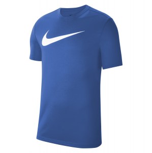 Nike Team Club 20 Swoosh Tee (M) Royal Blue-White