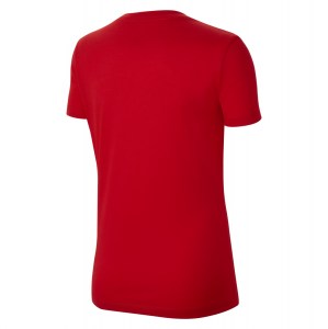 Nike Womens Team Club 20 Swoosh Tee (W) University Red-White