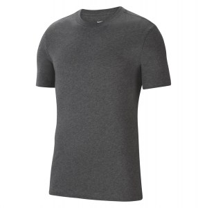 Nike Team Club 20 Cotton T-Shirt (M) Charcoal Heathr-White