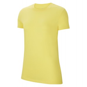 Nike Womens Team Club 20 Cotton T-Shirt (W) Tour Yellow-Black