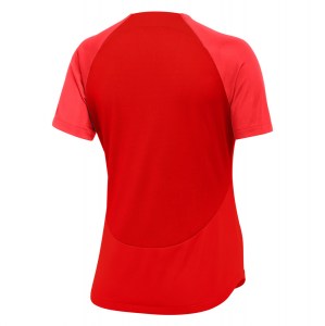 Nike Womens Academy Pro Short Sleeve Tee (W) University Red-Bright Crimson-White
