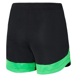 Nike Womens Academy Pro Knit Shorts Black-Green Spark-White