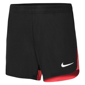 Nike Womens Academy Pro Knit Shorts Black-Bright Crimson-White