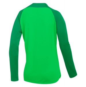 Nike Womens Academy Pro Drill Top Green Spark-Lucky Green-White