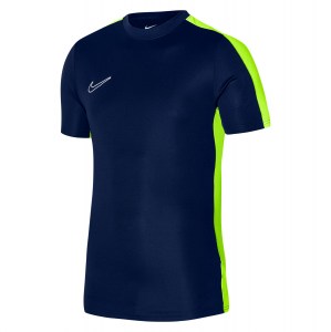 Nike Academy 23 Short Sleeve Training Top Obsidian-Volt-White