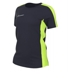 Nike Womens Academy 23 Short Sleeve Training Top (W) Obsidian-Volt-White