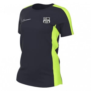 Nike Womens Academy 23 Short Sleeve Training Top (W) Obsidian-Volt-White