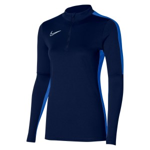 Nike Womens Dri-Fit Academy 23 Drill Top (W) Obsidian-Royal Blue-White