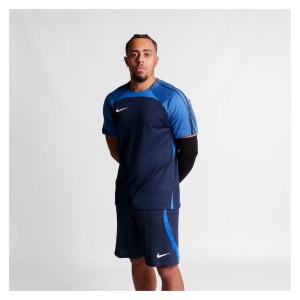 Nike Dri-Fit Strike 23 Short Sleeve Tee Obsidian-Royal Blue-White