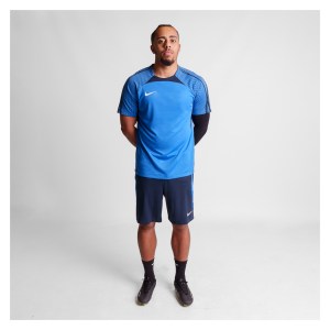 Nike Dri-Fit Strike 23 Short Sleeve Tee Royal Blue-Obsidian-White