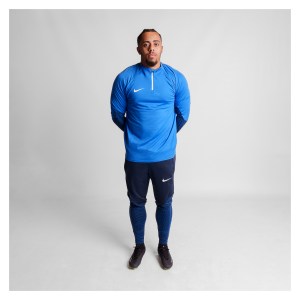 Nike Dri-Fit Strike 23 Drill Top Royal Blue-Obsidian-Royal Blue-White