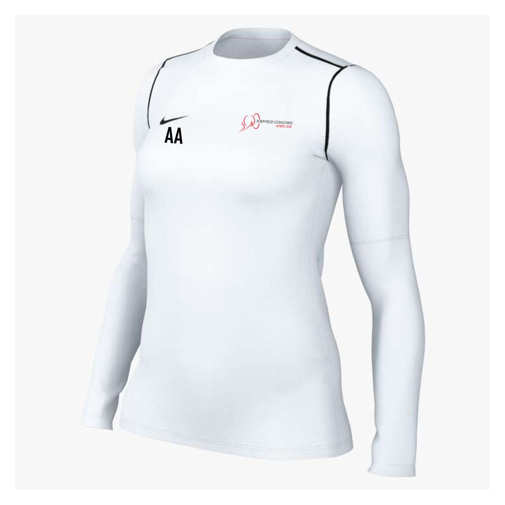 Nike Park 20 LS Crew Top (W) - White/Black/Black