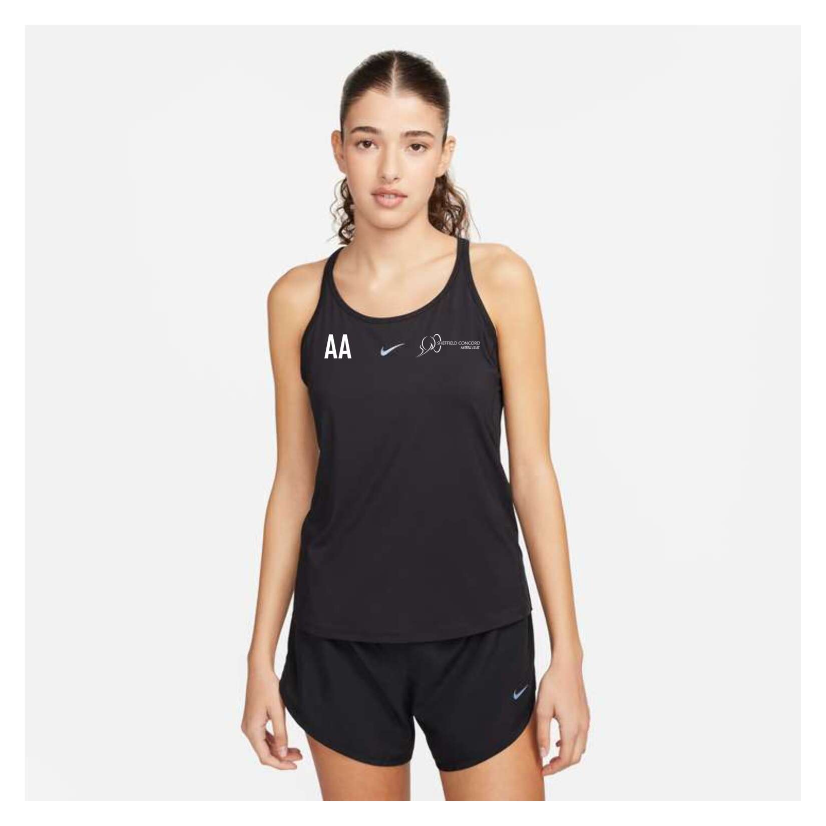 Nike Dri-FIT Strappy Tank Top (W) - Black/Black