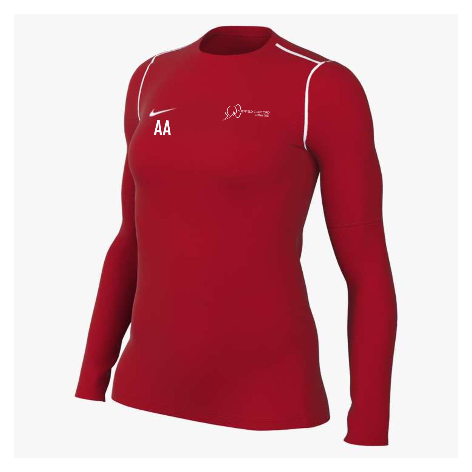 Nike Park 20 LS Crew Top (W) - University Red/White/White/White