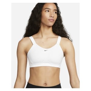 Nike Womens Alpha High-Support Padded Sports Bra White-White-Stone Mauve-Black