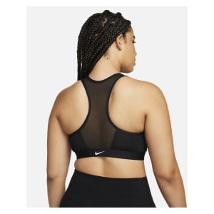 Nike Womens Swoosh Medium-Support Padded Zip-Front Sports Bra