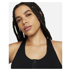 Nike Womens Swoosh Medium-Support Padded Zip-Front Sports Bra