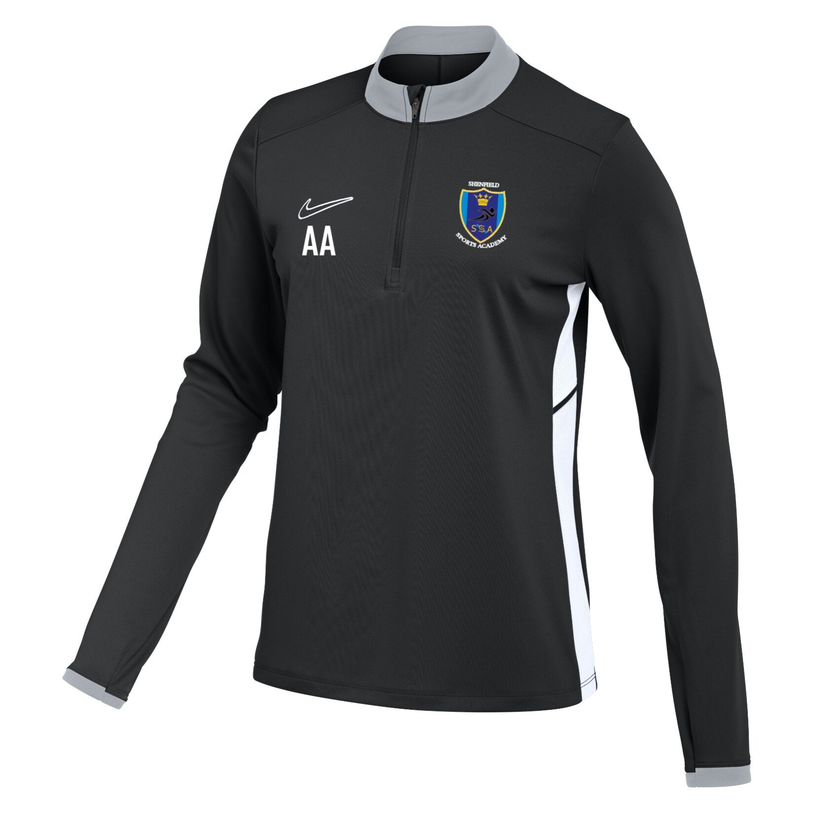 Nike Dri-FIT Academy 25 Drill Top (W) - Black/White/White