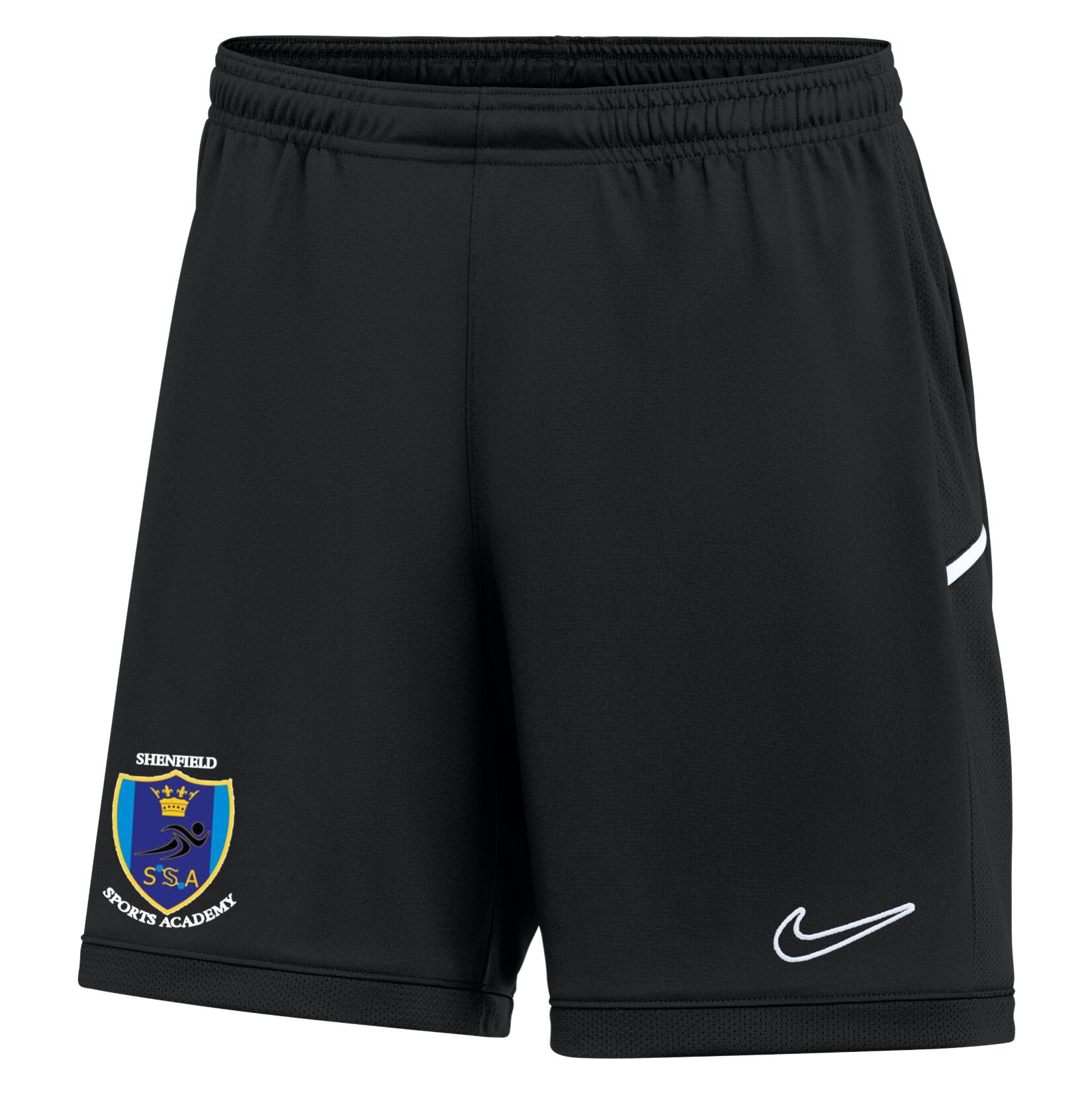 Nike Dri-FIT Academy 25 Shorts (W) - Black/Black/White