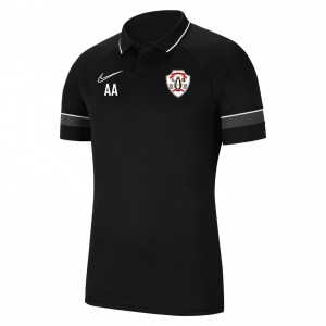 Nike Academy 21 Performance Polo (M) Black-White-Anthracite-White