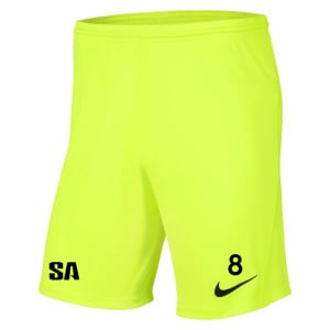 Nike Park III Shorts Volt-Black