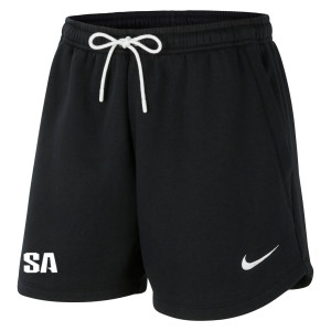 Nike Womens Team Club 20 Fleece Shorts (W) Black-White-White