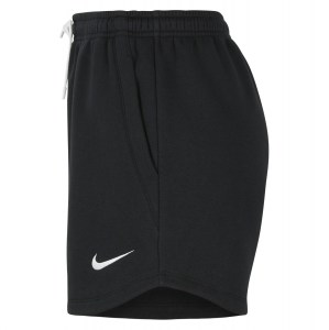 Nike Womens Team Club 20 Fleece Shorts (W) Black-White-White