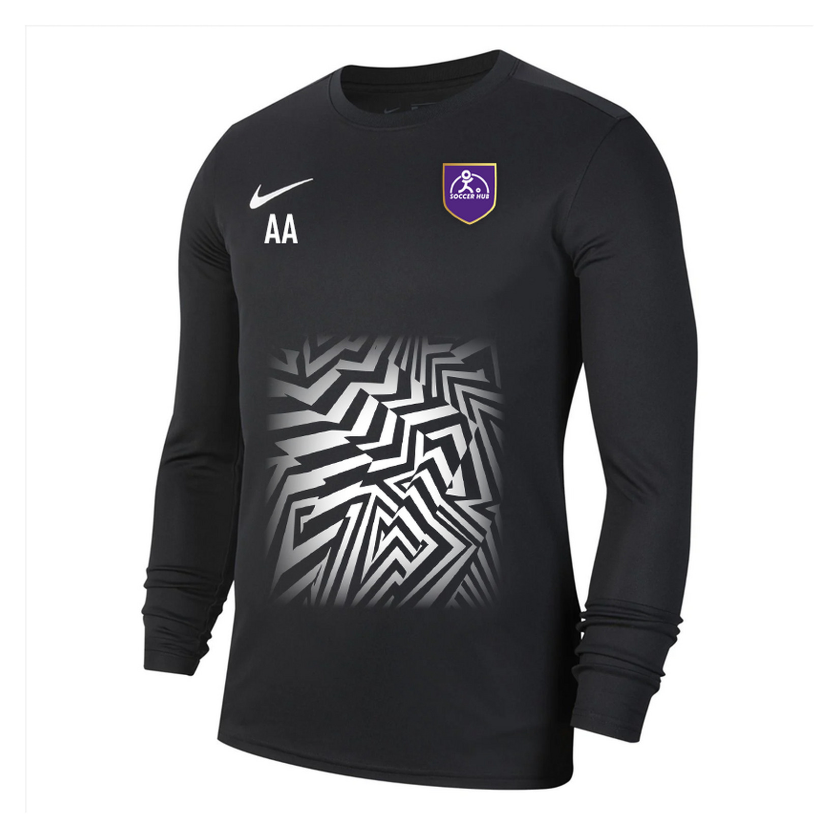 Goalkeeper Training Shirt - Black/White